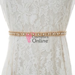 Brau din satin Hand Made Luxury BLT049KK cu Crystale aplicate pentru rochie de mireasa